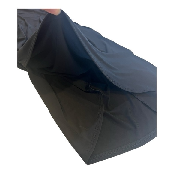 Krisa X Revolve Solid Black Faux Wrap Back Ruched Cutout Bodycon Dress XS NEW - Picture 2 of 14